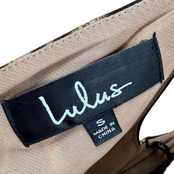 Lulu’s ‘Coraline’ High Low Midi Leopard Print Sleeveless Wrap Dress Size Small - Picture 5 of 7